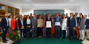 ENTREGA DEL SELLO A LA EXCELENCIA EUROPEA 500+ EN E.F.Q.M.
