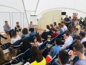 ALUMNOS DE 1º BACHILLERATO EN European Youth Event 