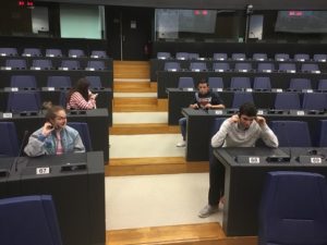 ALUMNOS DE 1º BACHILLERATO EN European Youth Event 
