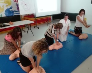 Taller de 1º auxilios para docentes