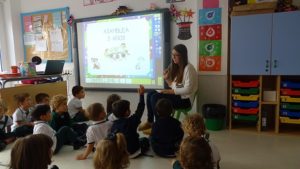 Celebrando la asamblea en 1º de Infantil