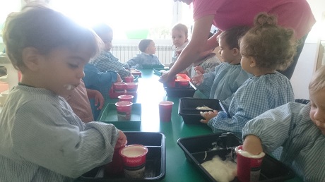 Taller de experimentación en Nursery 1