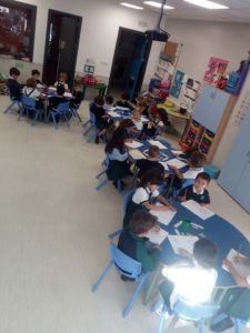 Los alumnos de 2º de Infantil trabajan la letra 'O''