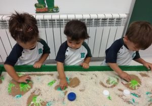 Conociendo al señor círculo en Nursery 2