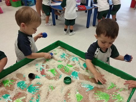 Conociendo al señor círculo en Nursery 2