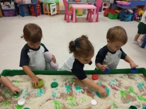 Conociendo al señor círculo en Nursery 2