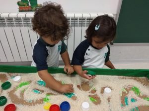 Conociendo al señor círculo en Nursery 2