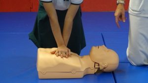 Taller sobre el paro cardiaco para alumnos de 6º de Primaria