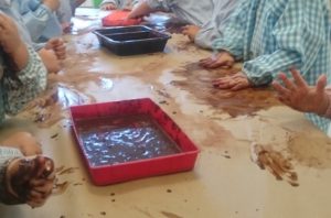 Taller de experimentación con chocolate en Nursery 1