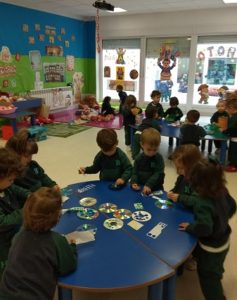 Trabajando el círculo en Nursery 2