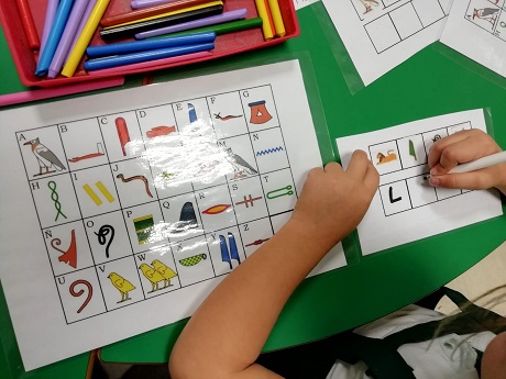 Visitanto Egipto en 3º de Infantil