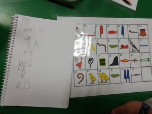 Visitanto Egipto en 3º de Infantil