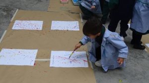 Proyecto artístico sobre Pollock en 1º de Infantil