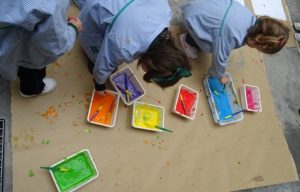 Proyecto artístico sobre Pollock en 1º de Infantil