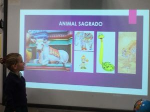 Exposición sobre India en 3º de Infantil