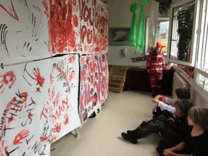 Túnel del Terror de los alumnos de 1º de ESO para Hallowe'en