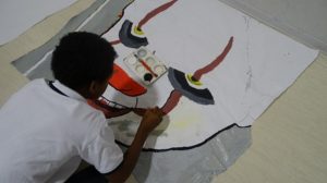 Túnel del Terror de los alumnos de 1º de ESO para Hallowe'en