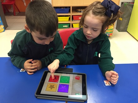 Trabajando con Ipad la Inteligencia lógico-matemático en 1º de Infantil.