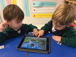 Trabajando con Ipad la Inteligencia lógico-matemático en 1º de Infantil.