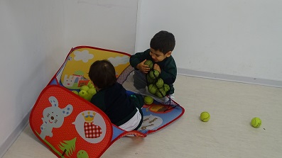 Psicomotricidad en Nursery 1