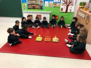 Zumo con frutas del otoño en Nursery 2