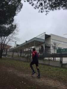 Carrera solidara de los alumnos de Bachillerato y padres de HBS