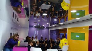 4º de E,S,O. en el autobús 'Drogas o tú'.