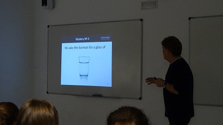 Charla en inglés a los alumnos de 3º de E.S.O.