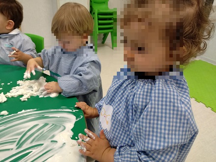 Taller de experimentación con Nata en Nursery 1