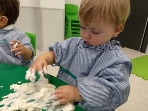 Taller de experimentación con Nata en Nursery 1