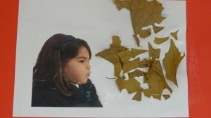 Mural del otoño en 1º de Infantil