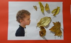 Mural del otoño en 1º de Infantil