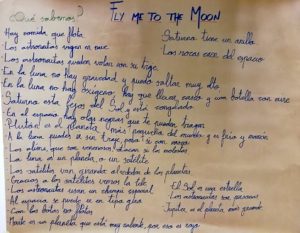 Proyecto Fly me to the moon en 3º de Infantil