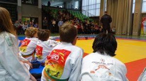 Ceremonia de cambio de cinturón en Judo