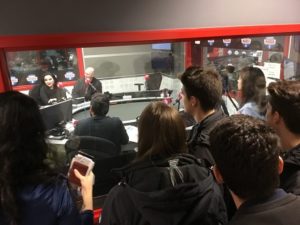 Visita al periódico El Mundo