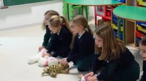 Taller de primeros auxilios en 3º de Infantil