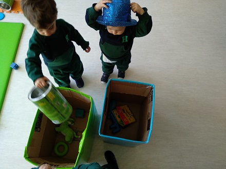 Discriminación de colores en Nursery 1