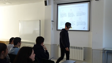 'Si controlas vuelves', charla que han dado a los alumnos de 1º de Bachillerato
