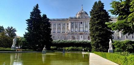 2º de ESO visita los jardines de Sabatini y el templo Debod