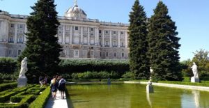2º de ESO visita los jardines de Sabatini y el templo Debod