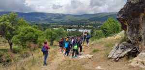 Visita al valle de los Neandertales alumnos 1º ESO