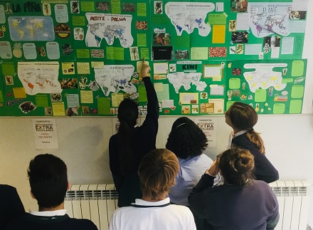 Los alumnos de 3º de ESO investigan sobre la procedencia de los alimentos