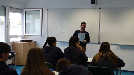 Charla sobre derecho de libertad religiosa en 2º de Bachillerato