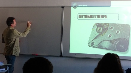 Charla sobre gestión de tiempo en 2º de Bachillerato