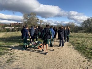 Visita al vivero de Tres Cantos de los alumnos de 1º de ESO