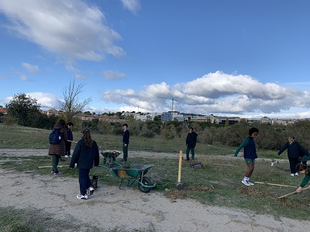 Visita al vivero de Tres Cantos de los alumnos de 1º de ESO