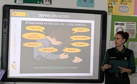 Plan director de la Guardia Civil para los alumnos de ESO