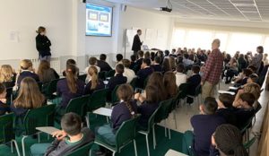 Charla sobre el cambio climático a los alumnos de 1º de ESO