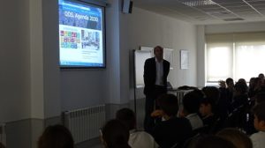 Charla sobre el cambio climático a los alumnos de 1º de ESO