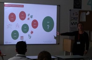 Visita de personal de Kubuka a los alumnos de 4º de ESO